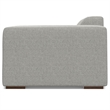 Pemberly Row Right-Arm Sofa Module in Pale Grey Performance Fabric