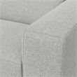 Pemberly Row Right-Arm Sofa Module in Pale Grey Performance Fabric