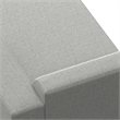 Pemberly Row Right Chaise Sofa Module in Pale Grey Performance Fabric