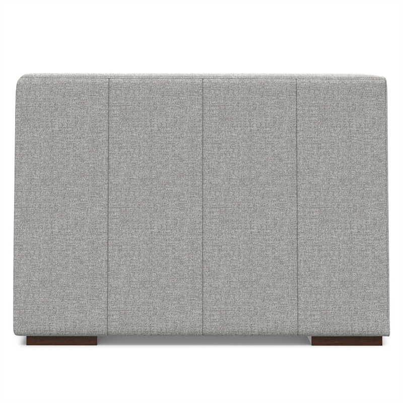 Pemberly Row Corner Sofa Module in Pale Grey Performance Fabric