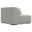 Pemberly Row Corner Sofa Module in Pale Grey Performance Fabric