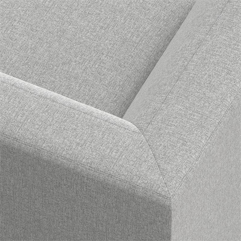 Pemberly Row Corner Sofa Module in Pale Grey Performance Fabric