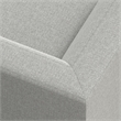 Pemberly Row Corner Sofa Module in Pale Grey Performance Fabric