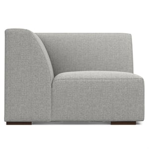 Pemberly Row Corner Sofa Module in Pale Grey Performance Fabric