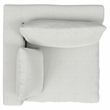 Pemberly Row Left-Arm Sofa Module in Cloud Grey Performance Fabric