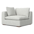 Pemberly Row Left-Arm Sofa Module in Cloud Grey Performance Fabric