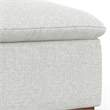 Pemberly Row Ottoman in Cloud Grey Performance Fabric