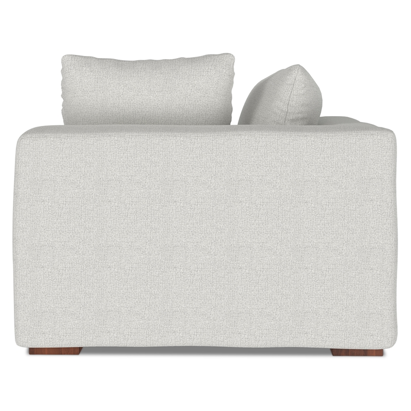 Pemberly Row Right-Arm Sofa Module in Cloud Grey Performance Fabric