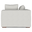 Pemberly Row Right-Arm Sofa Module in Cloud Grey Performance Fabric