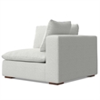 Pemberly Row Right-Arm Sofa Module in Cloud Grey Performance Fabric