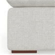 Pemberly Row Right-Arm Sofa Module in Cloud Grey Performance Fabric