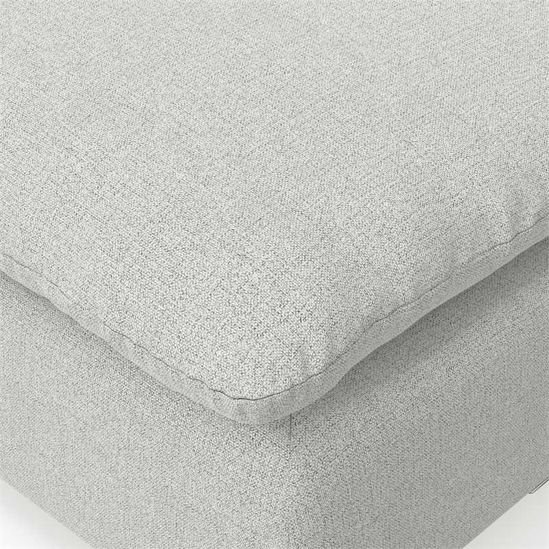 Pemberly Row Right-Arm Sofa Module in Cloud Grey Performance Fabric