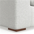 Pemberly Row Right-Arm Sofa Module in Cloud Grey Performance Fabric