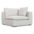 Pemberly Row Right-Arm Sofa Module in Cloud Grey Performance Fabric