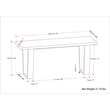 Pemberly Row 42 in Hardwood and Metal Bench in Cognac Finish