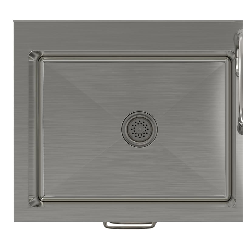 Pemberly Row 46-Inch Utility Sink and Cabinet in Pure White