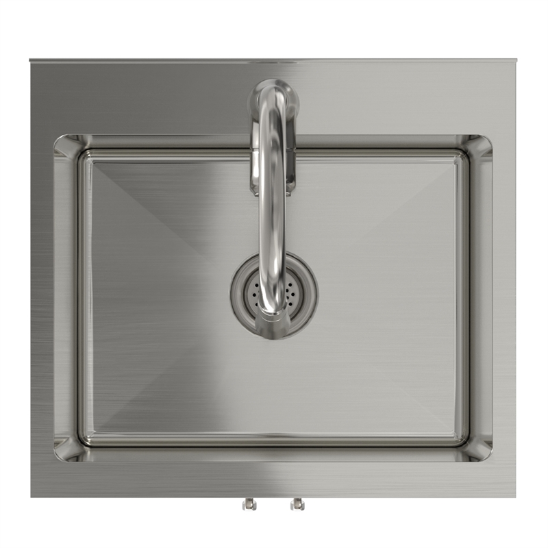 Pemberly Row 20-Inch Utility Sink and Cabinet in Pure White