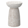 Pemberly Row 13 in Wide Solid Wood Accent Table in White Wash Finish
