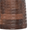 Pemberly Row 13 in Wide Solid Wood Accent Table in Warm Dark Brown Finish