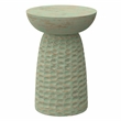 Pemberly Row 13 in Wide Mango Wood Accent Table in Green Wash Finish