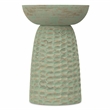Pemberly Row 13 in Wide Mango Wood Accent Table in Green Wash Finish