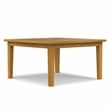Pemberly Row Square Dining Table in Solid Wood Oak Finish