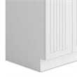 Pemberly Row 24 in Laundry Utility Sink Cabinet in White with High Faucet