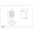 Pemberly Row 24 in Laundry Utility Sink Cabinet in White with High Faucet
