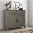 Pemberly Row 40 in Wood Entryway Storage Cabinet in Farmhouse Gray