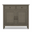 Pemberly Row 40 in Wood Entryway Storage Cabinet in Farmhouse Gray