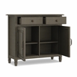 Pemberly Row 40 in Wood Entryway Storage Cabinet in Farmhouse Gray