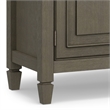 Pemberly Row 40 in Wood Entryway Storage Cabinet in Farmhouse Gray