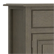 Pemberly Row 40 in Wood Entryway Storage Cabinet in Farmhouse Gray
