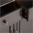 Pemberly Row Pine Wood Entryway Storage Cabinet in Chestnut Brown 40