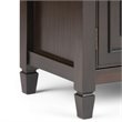 Pemberly Row Pine Wood Entryway Storage Cabinet in Chestnut Brown 40