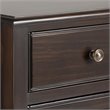 Pemberly Row Pine Wood Entryway Storage Cabinet in Chestnut Brown 40