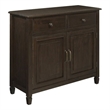 Pemberly Row Pine Wood Entryway Storage Cabinet in Chestnut Brown 40