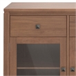 Pemberly Row 54 in Wide Sideboard Buffet in Saddle Brown Solid Wood
