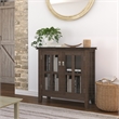 Pemberly Row 30 in Wide Low Storage Cabinet in Farmhouse Brown Pine
