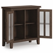 Pemberly Row 30 in Wide Low Storage Cabinet in Farmhouse Brown Pine