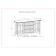 Pemberly Row Solid Wood 54