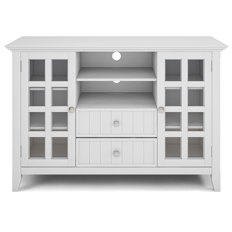 Pemberly Row Rustic Solid Wood TV Media Stand for TVs Up to 55