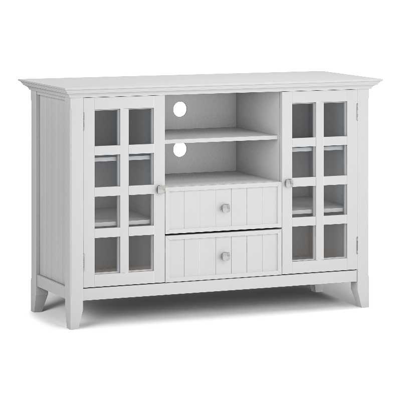 Pemberly Row Rustic Solid Wood TV Media Stand for TVs Up to 55