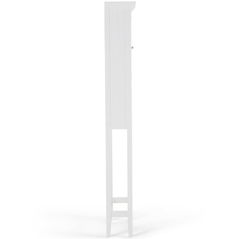 Pemberly Row Over-The-Toilet Bath Cabinet with Adjustable Shelves in White