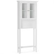 Pemberly Row Over-The-Toilet Bath Cabinet with Adjustable Shelves in White