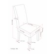 Pemberly Row Parson Dining Chair in Beige Linen Fabric (Set of 2)