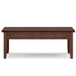Pemberly Row 46 in Lift-Top Coffee Table & 14 in End Tables in Russet Brown