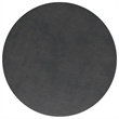Pemberly Row Round Pedestal Coffee Table in Black Nickel Aluminum