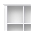 Pemberly Row 48 in x 57 in Solid Wood 12 Cube Storage Unit in White