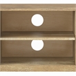 Pemberly Row 60 in Wide Mango Wood TV Stand with Brass Inlay in Natural
